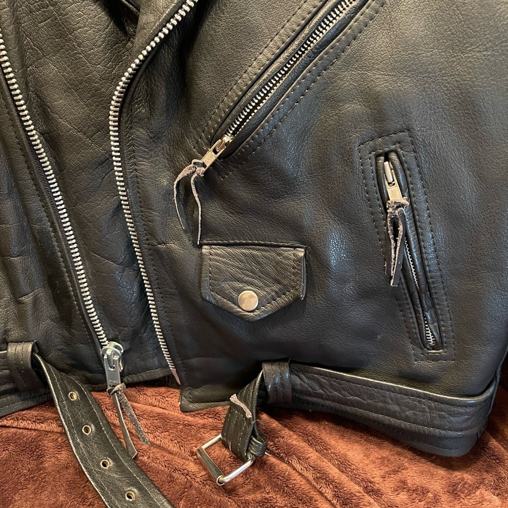 Men’s size 42 leather protective Riding jacket - Picture 5 of 7